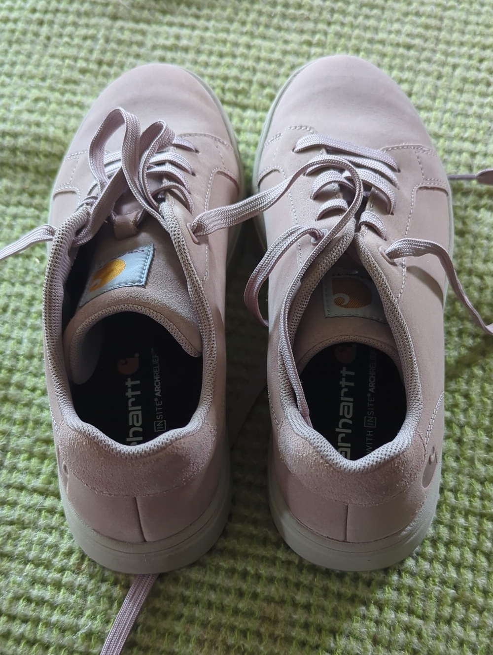 Carhartt Women's Blush Pink Lace-Up Sneakers